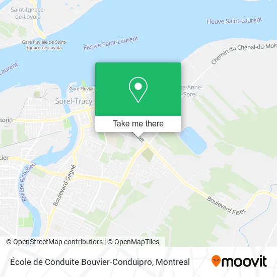 École de Conduite Bouvier-Conduipro map