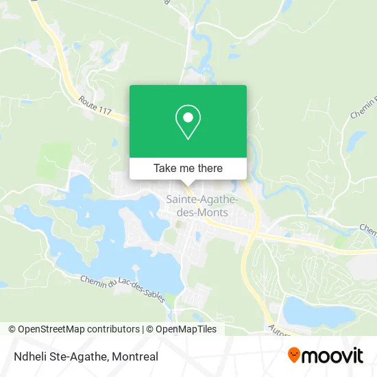 Ndheli Ste-Agathe map