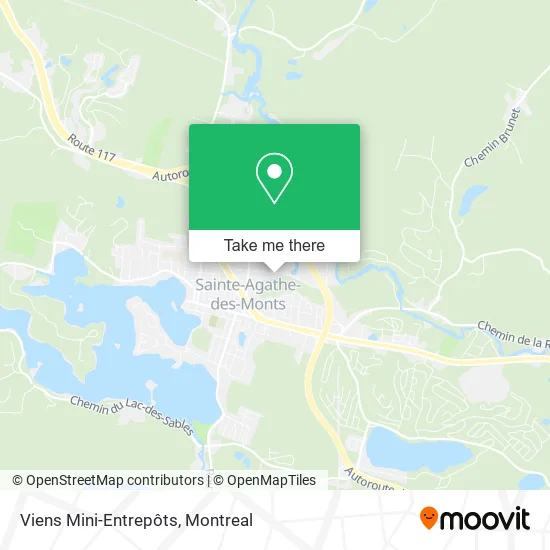 Viens Mini-Entrepôts map