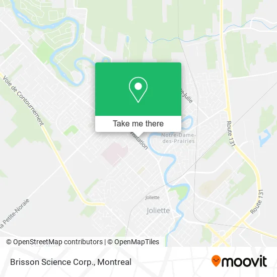 Brisson Science Corp. map
