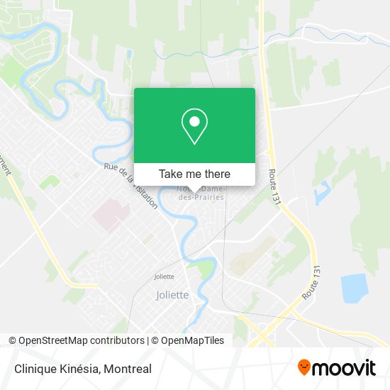 Clinique Kinésia map