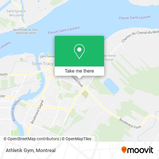 Athletik Gym map