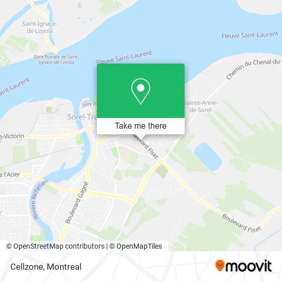 Cellzone map