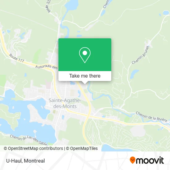 U-Haul map
