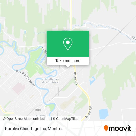 Koralex Chauffage Inc map