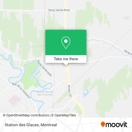 Station des Glaces map