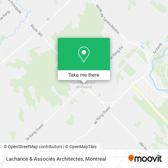 Lachance & Associés Architectes map