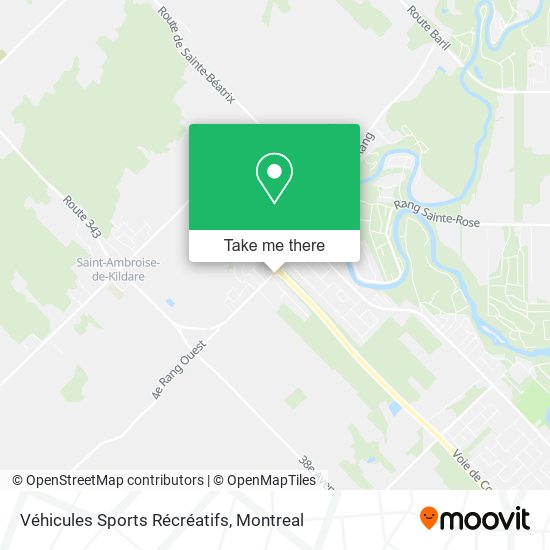 Véhicules Sports Récréatifs map