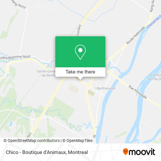 Chico - Boutique d'Animaux map