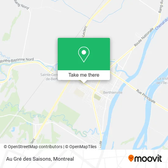 Au Gré des Saisons map