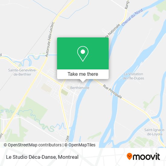 Le Studio Déca-Danse map