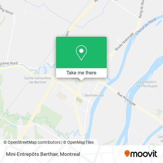 Mini-Entrepôts Berthier map