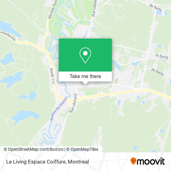 Le Living Espace Coiffure map