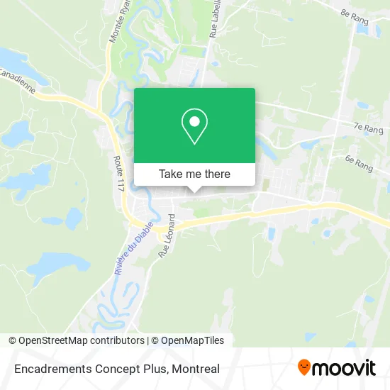 Encadrements Concept Plus map