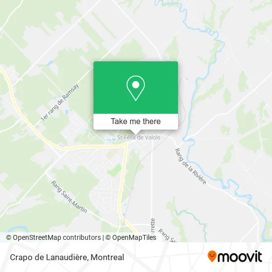 Crapo de Lanaudière map