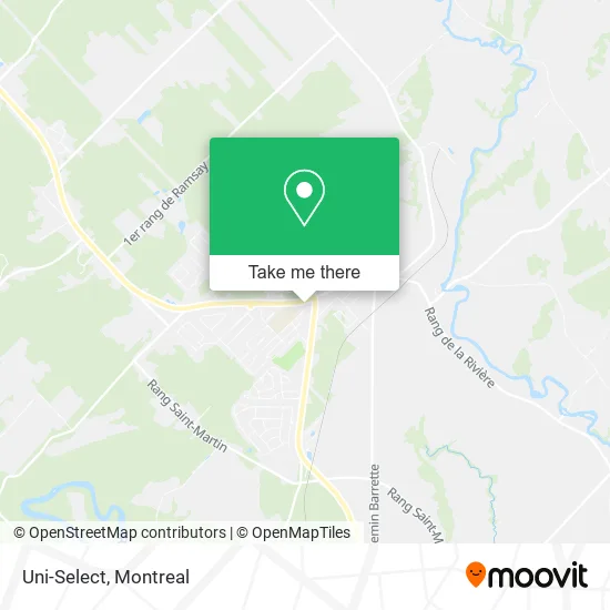 Uni-Select map