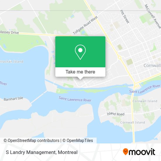 S Landry Management map