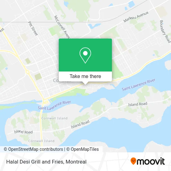 Halal Desi Grill and Fries map