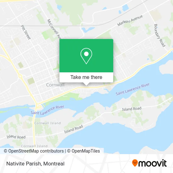 Nativite Parish map