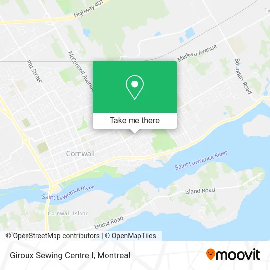 Giroux Sewing Centre I map