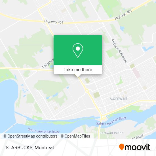 STARBUCKS map