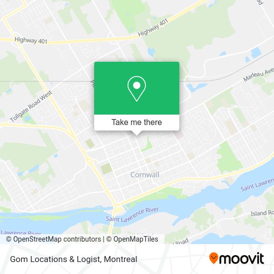 Gom Locations & Logist map