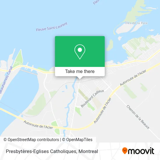 Presbytères-Eglises Catholiques map
