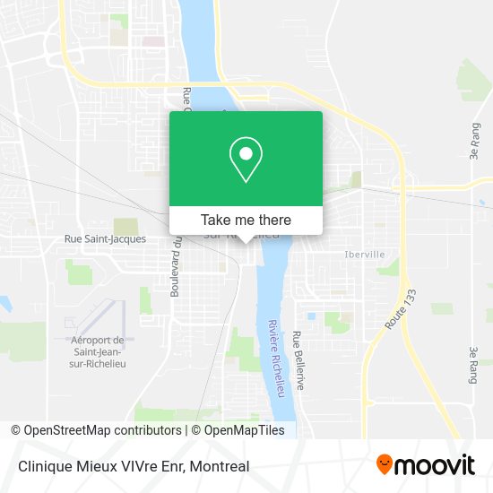Clinique Mieux VIVre Enr map