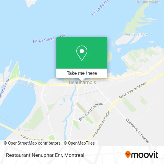 Restaurant Nenuphar Enr map