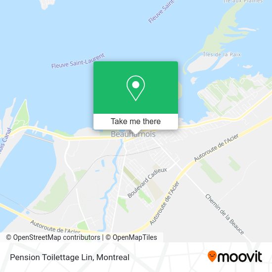 Pension Toilettage Lin map