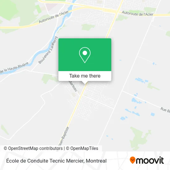 École de Conduite Tecnic Mercier map