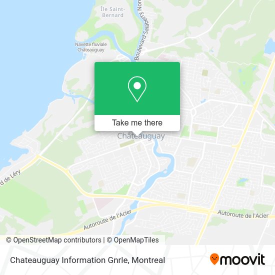 Chateauguay Information Gnrle map