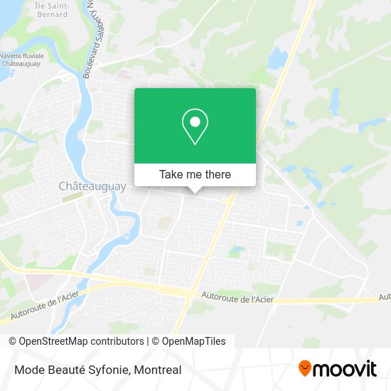 Mode Beauté Syfonie map