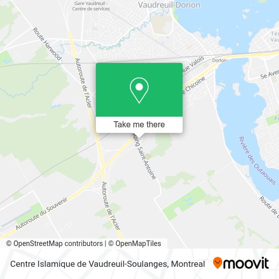 Centre Islamique de Vaudreuil-Soulanges map