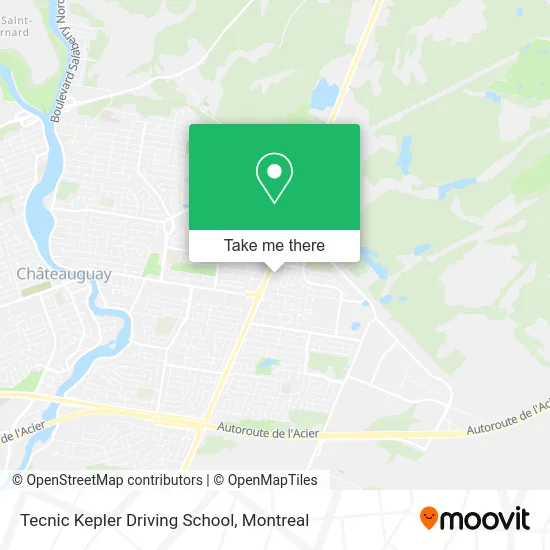 Tecnic Kepler Driving School map