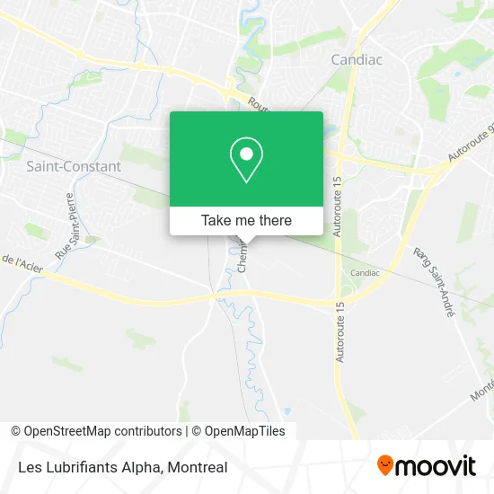 Les Lubrifiants Alpha map