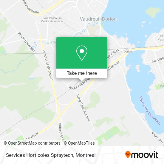 Services Horticoles Spraytech map