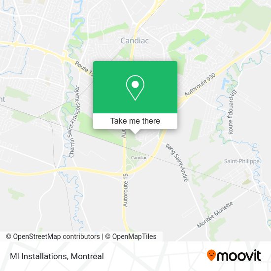 Ml Installations map