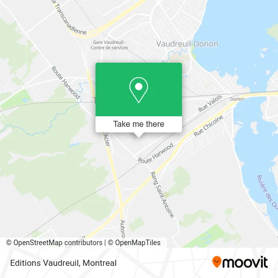 Editions Vaudreuil map