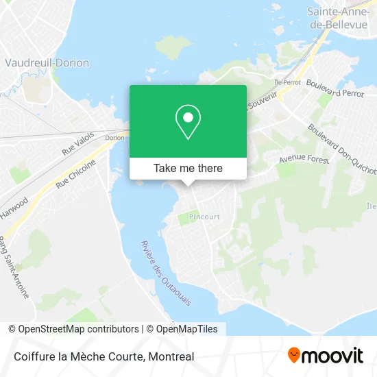 Coiffure la Mèche Courte map