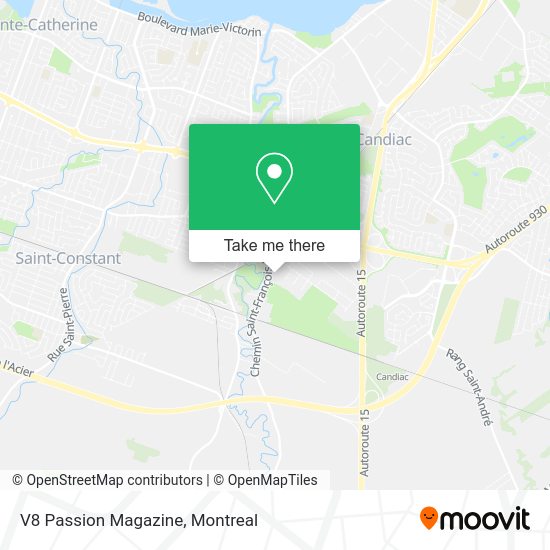 V8 Passion Magazine map