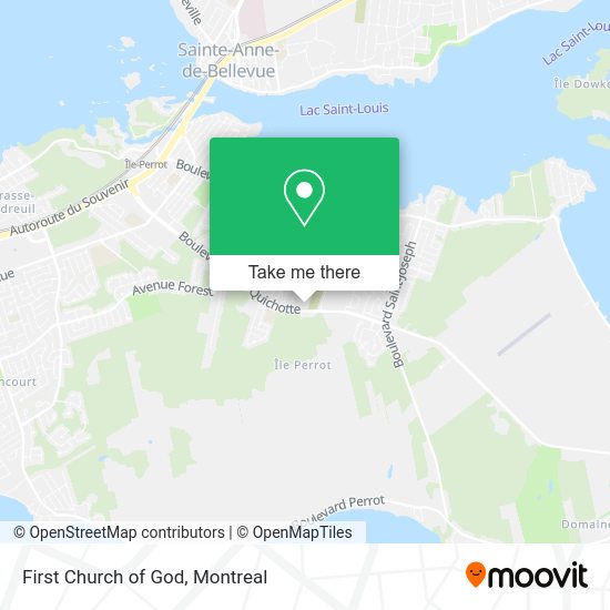 First Church of God map