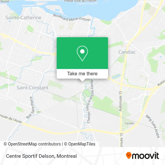 Centre Sportif Delson map