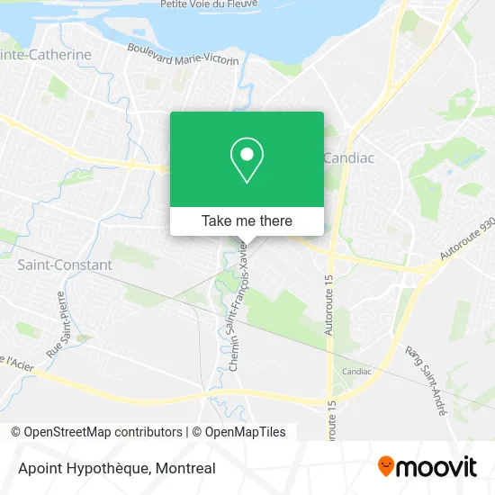 Apoint Hypothèque map