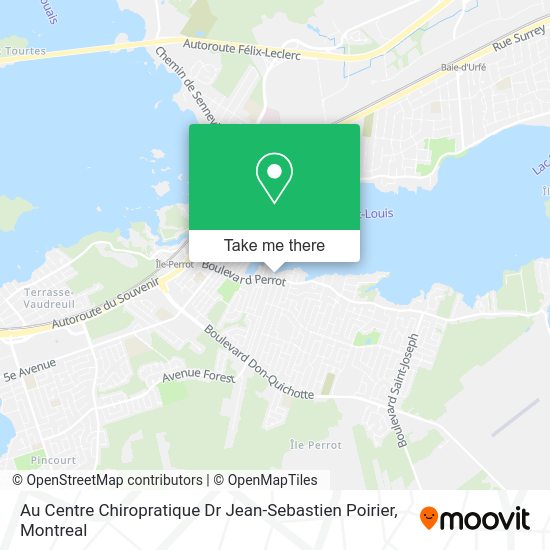 Au Centre Chiropratique Dr Jean-Sebastien Poirier map
