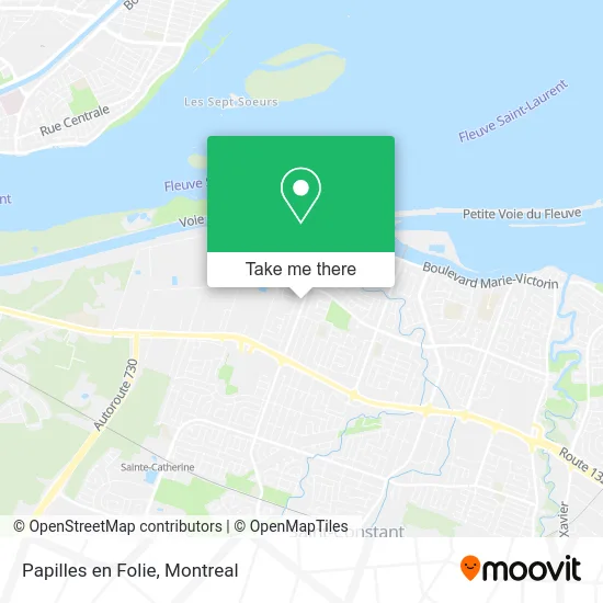 Papilles en Folie map