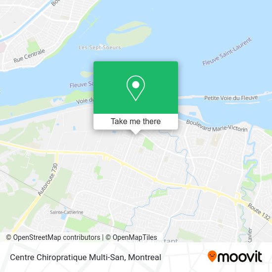 Centre Chiropratique Multi-San map