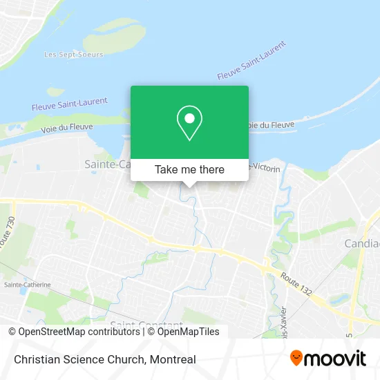 Christian Science Church map