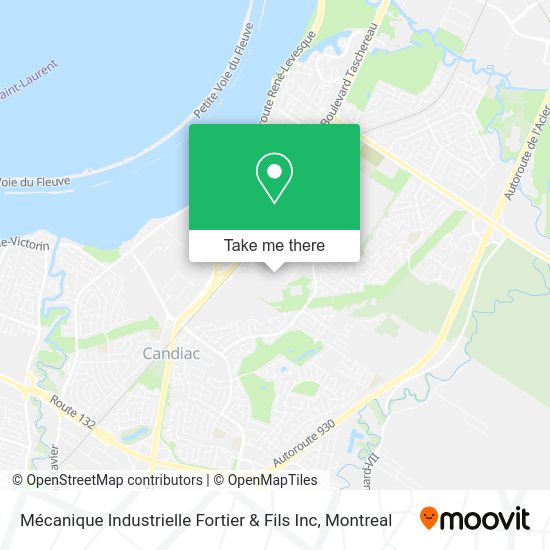 Mécanique Industrielle Fortier & Fils Inc map