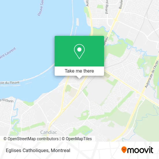 Eglises Catholiques map